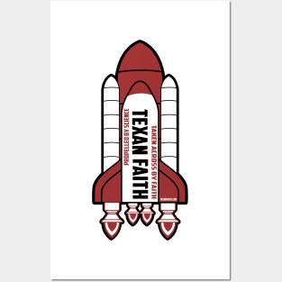 Texas Kids Rocket - Texan Faith Posters and Art